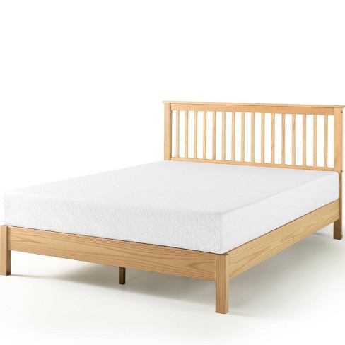 Twin Becky Farmhouse Wood Platform Bed, Zinus Twin 12 Inch Solid Wood Platform Bed With Headboard Queen