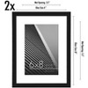 Americanflat Thin Picture Frames with shatter-resistant glass - Horizontal and Vertical Formats for Wall and Tabletop - 2 of 4
