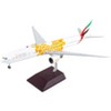 Boeing 777-300ER Commercial Aircraft White with Orange Graphics "Gemini 200" Series 1/200 Diecast Model Airplane by GeminiJets - 2 of 3