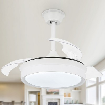 Bella Depot 36" Modern Ceiling Fan with LED Light and Remote