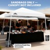 EAGLE PEAK Extra Large Sandbags for Canopy Tent 270 lbs Leg Weights Heavy Duty Weight Bags for Pop Up Canopy Gazebos - 2 of 4