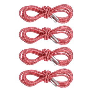 Unique Bargains Fashion Diamond Crystal Shoe Laces with Net for Sweatpants Shorts 4 Pcs - 1 of 4