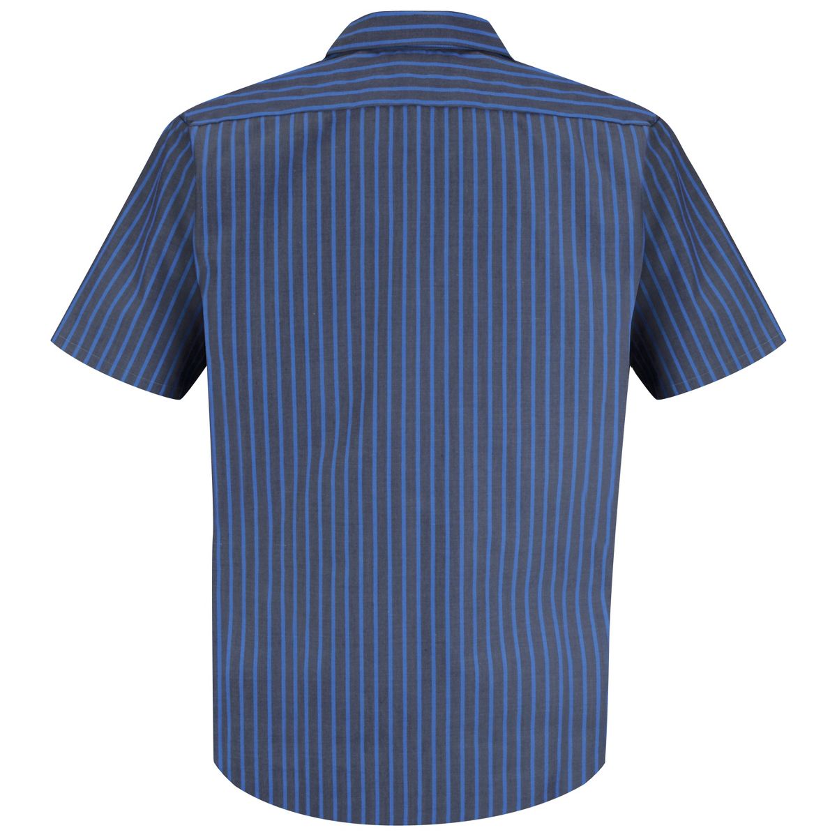 Red Kap Men's Short Sleeve Industrial Stripe Work Shirt - thumbnail 6