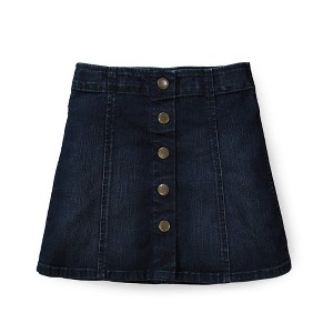 Hope & Henry Girls' A-Line Snap Front Skirt, Toddler - 1 of 3