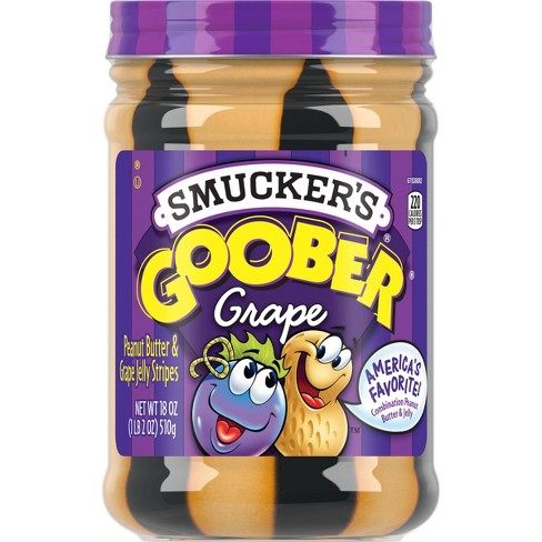 Smucker's Goober Grape Peanut Butter And Jelly Spread - 18oz : Target