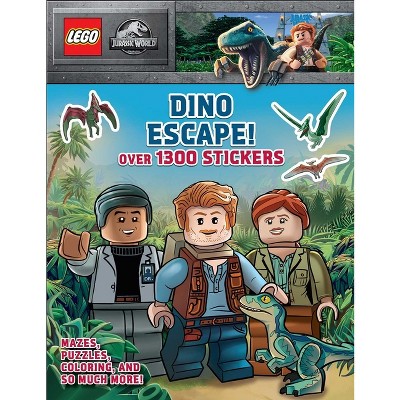 Lego Jurassic World: Dino Escape! - (Sticker Books) by  Ameet Publishing (Paperback)