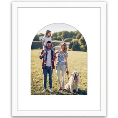 Americanflat 16" x 20" Picture Frame with Mat - Arch Designs - Stylish Decor for Living Rooms, Dorms, Offices & More
