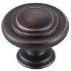 Elegant Lighting Minu 1.3Inch Diameter Oil-rubbed Bronze Mushroom Knob Multipack (Set of 10) - 4 of 4