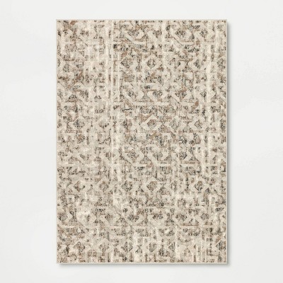 7'x10' Eliot Geo Area Rug Tan/beige/gray - Threshold™ : Target