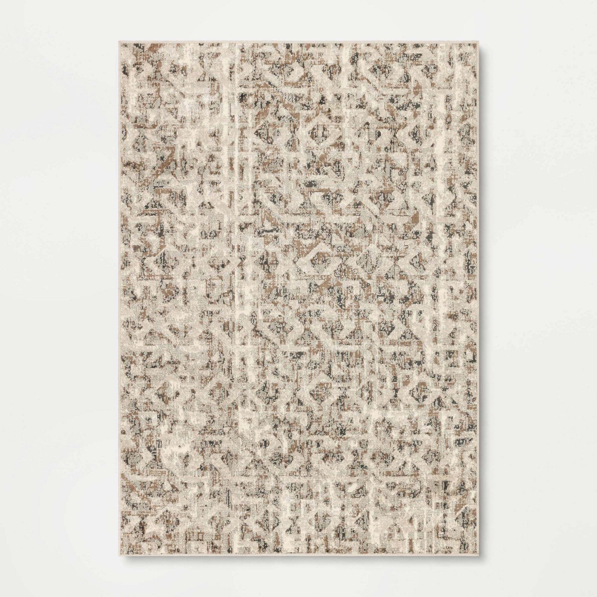 7'x10' Eliot Geo Area Rug Tan/Beige/Gray - Threshold™
