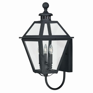 Vaxcel Nottingham 3 - Light Lantern in  Textured Black - 1 of 4