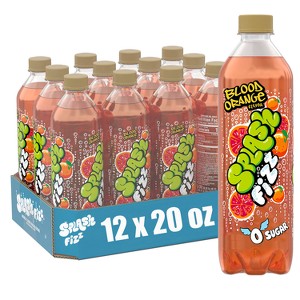 Splash Fizz Blood Orange Sparkling Water Beverage - 12pk/20 fl oz Bottles - 1 of 4