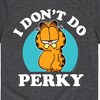 Boys' - Garfield - I Don't Do Perky Short Sleeve Graphic T-Shirt - 2 of 4