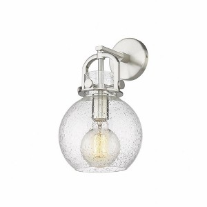 Newton Sphere - 1 Light Wall Sconce-14 Inches Tall and 8 Inches Wide - 1 of 2