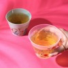 Blush Spring Floral Frosted Cups, Ideal for Cocktails, Mocktails, Lemonade, Iced Tea and More, Perfect for Summer, Birthday Parties, 9 oz, Set of 12 - 2 of 3