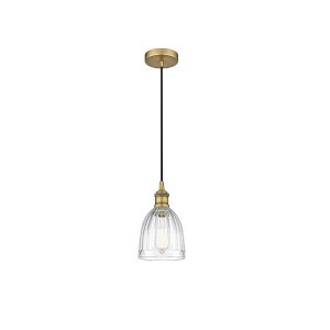 Brookfield - 1 Light Cord Hung Mini Pendant In Industrial Style-9.75 Inches Tall and 5.75 Inches Wide - 1 of 1