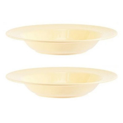LunaLulinlk Western Plate,White Dinner Plates,12-inch,Durable Ceramic,round Edge Everyday Use, Plastic,White
