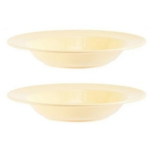 LunaLulinlk Western Plate,White Dinner Plates,12-inch,Durable Ceramic,round Edge Everyday Use, Plastic,White - 1 of 4