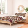 Deny Designs 3pc Full/Queen Valentina Ramos Whimsical Woodland Duvet Cover and Pillow Sham Set: 300 Thread Count, Woven Polyester - 2 of 4