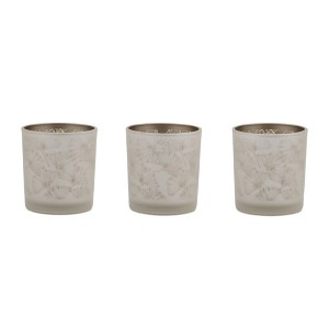 Silver & Gold Glass Votive Candle Holders - 1 of 4