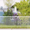 Dovelina Vinyl Garden Fence Panel - Outdoor Decorative Picket Fence with UV Resistance 40'*80'in - 3 of 4