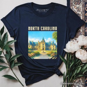Elegant Biltmore Estate North Carolina State T-Shirt, Asheville Landmark Tee and Heritage Souvenir | OrnamentallyYou - 1 of 4