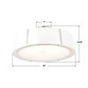Crystorama Lighting Fulton 6 - Light Flush Mount in  Polished Nickel - 4 of 4