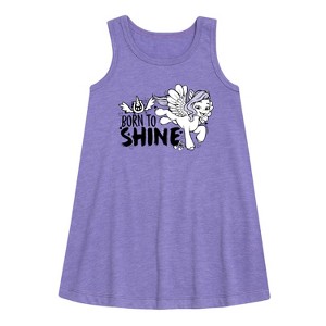 Girls' - My Little Pony - Born To Shine Graphic Sleeveless Aline Dress - 1 of 3