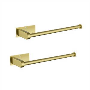 OUTSUPPLY 2 Pack Bathroom Towel Holders Wall Mount, Towel Holder for kitchen, bathroom, pantry - 1 of 4