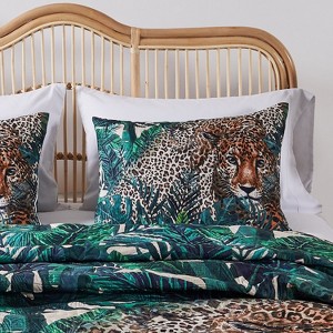 Greenland Home Fashions 2008BS Jungle Cat Standard Shams, 20x26 Inches - 1 of 3