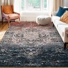 Ombre Vintage Distressed Area Rug, Washable Ultra-Thin Non-Slip Soft Carpet for Living Room Bedroom - 2 of 4