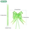 Unique Bargains Plastic Gold Edge PP Plastic Glossy Appearance Gift Wrap Satin Pull Bows 200 Count - 3 of 4