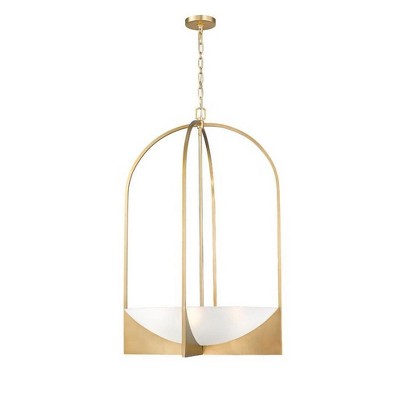Z-Lite Devon 6 - Light Chandelier in  Modern Gold
