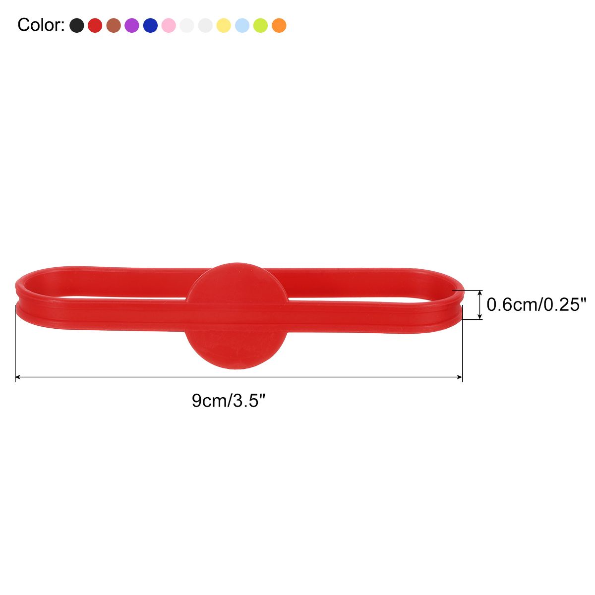 Unique Bargains Silicone Comfortable to touch Bright colors Soft and lightweight Wine Glass Markers 48 Pcs - thumbnail 2