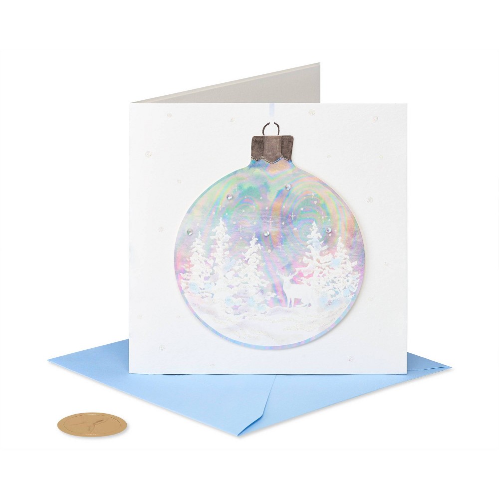 Photos - Envelope / Postcard Christmas Card Iridescent Ornament - PAPYRUS