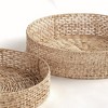 Plum & Post Juliet Abaca Round Trays, Set of 2 - 2 of 4