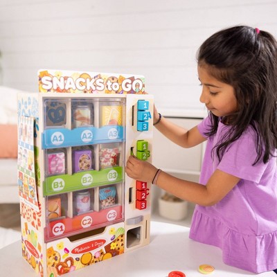 Melissa &#38; Doug Sort, Stock, Select Wooden Vending Machine Play Set