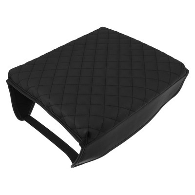 Unique Bargains Center Console Cover Pad Waterproof Car Armrest Cover Protector for Ford F-150 2015 2016 2017 2018 2019 2020 PU Leather Black 1pcs