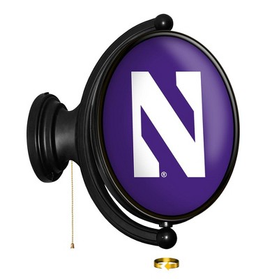 College Oval Rotating Lighted Wall Sign