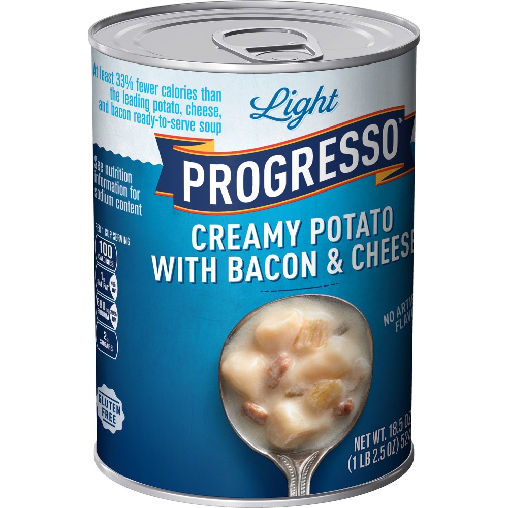 UPC 041196412017 product image for Progresso Light Creamy Potato with Bacon and Cheese Soup - 18.5oz | upcitemdb.com