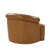Flavio 31.5'' Wide Genuine Leather Swivel Chair,Set of 2 | ARTFUL LIVING DESIGN - 4 of 4
