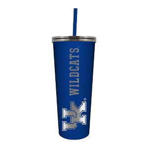 NCAA Kentucky Wildcats 24oz Skinny Tumbler with Straw - 1 of 4
