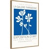 23" x 33" Fleurs de Matisse II by Mercedes Lopez Charro Framed Canvas Wall Art Print - Amanti Art: Modern Lithograph, Polystyrene Frame - 2 of 4