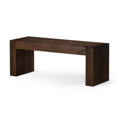 Maven Lane Zeno Contemporary Wooden Bench