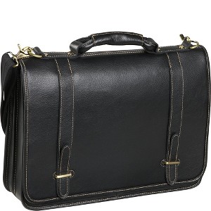 Amerileather Traditional Double Slip-in Executive Briefcase (#2760-02) (Black) - 1 of 4