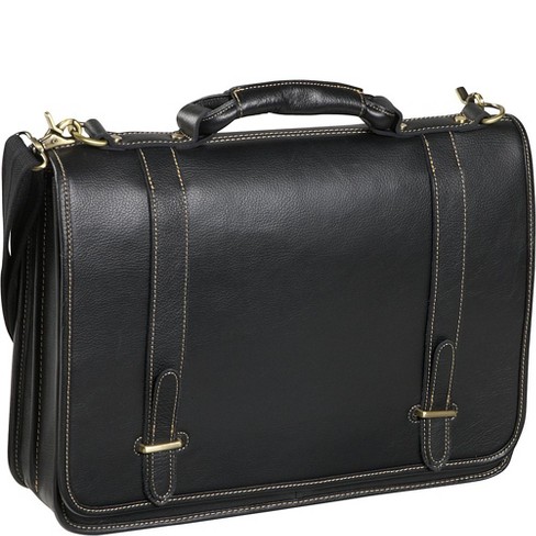 Amerileather Traditional Double Slip-in Executive Briefcase (#2760-02) (Black) - image 1 of 4