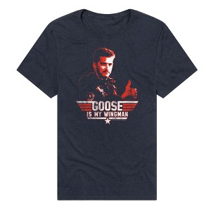 Men's Top Gun Wingman Goose T-Shirt - 1 of 4
