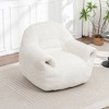 GDFStudio Veyra Modern Faux Fur Upholstered Bean Bag Chair - 2 of 4