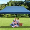 10x20 FT Heavy-Duty Pop-Up Canopy Tent with 6 Sidewalls, UV Protection, Waterproof, Adjustable Height, Wheeled Bag for Outdoor Events-Coolbibila - 3 of 4