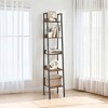 5-Tier Narrow Bookshelf, Ladder Shelf for Home Office, Living Room, Bedroom, Kitchen - image 4 of 4